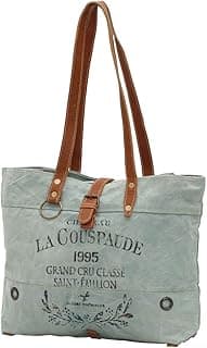 Myra Bag La Couspaude Upcycled Canvas Tote Bag image