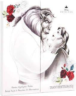 Beauty And The Beast Belle Eyeshadow & Highlighter Palette 12 Colors image
