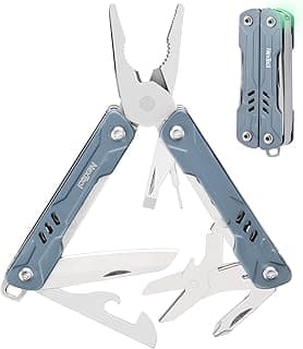 NexTool Mini Sailor S11 Keychain Multitool, 11-in-1 Compact EDC Pliers with Pocket Knife, Scissors & Screwdrivers, Lightweight Small Multitool for DIY, Travel, Camping, and Gift, Cool Gadget for Men