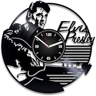 Kovides Elvis Vinyl Record Wall Clock 12 Inch image