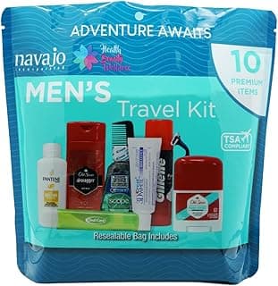 10 Piece Resealable Men's Travel Kit image