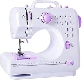 Sewing Machine for Beginner (Extension Stand, Sewing Supplies Set Included), Mini Sewing Machine Double-line Two-Speed Reverse Stitch for Beginners Or Professional Tailors Or DIY image