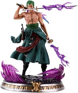 Zoro Figure Anime Action Figure Roronoa Zoro Character Statue Anime Action Figure PVC Toy Figure Collection Gift for Boys and Girls image