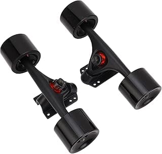 Longboard Accessory Kit,Skateboard Trucks Wheels Combo Set 7 Inch Aluminum Alloy Trucks with 65x51mm Wheels for Longboard Road Board Dance Board(2pcs)