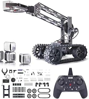VANLINNY Robotic Kit,STEM Projects for Kids Ages 8-12, Science Toy Electronic Robotic Arm for Boys & Girls to Learn Programming/Techology,Educational Building Kits for Beginners,Xmas Birthday Gift.