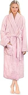 Premium Womens Plush Soft Robe Fluffy, Warm, Fleece Sherpa Shaggy Bathrobe image