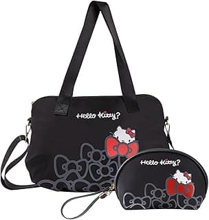 Travel Tote Bags with Zipper Weekender Bag Lightweight for Women Carry on Duffel Bag Trolley Sleeve Gym Work