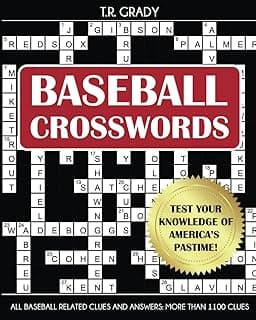 Baseball Crosswords: Test Your Knowledge of America's Pastime, All Baseball-Related Clues and Answers image