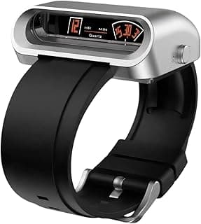 Men’s Racing Style Driver Jump Hour Watches,Unique Futuristic Retro Creative Modern Quartz Wristwatches, Stainless Steel or Rubber Band image