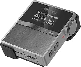Hmusic P68 HiFi MP3 Player with Clip, Lossless DSD High Resolution Music Player Bluetooth, Portable Hi-Res Audio Player with 16GB Memory Card, Support up to 128GB HiFi Music Player for Sport, Running image