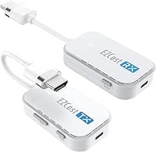 EZCast Wireless HDMI Transmitter & Receiver, 1080P 60Hz, Screen Mirroring and Extending for Laptop/PC/PS5, 30m Range image