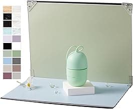 10pcs 20patterns Food Background Kit Table Top Product Photography Backdrops - Flat Lay Props backdrops for Content Creators (Small Size 16.5x11.7in) (Mixed Colors Kit B) image