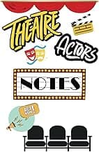 Theater themed notebook image