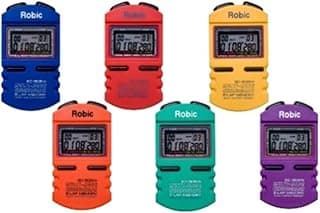 Robic SC-505W Twelve (12) Memory Stopwatch 6-Pack Assortment