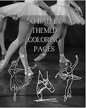 50 Ballet Themed Coloring Pages image