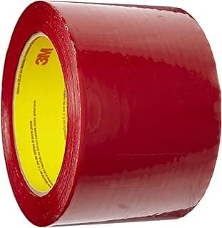 3M Construction Seaming Tape 8087CW, 1 Roll, Red, 72 mm x 50 m, Sheathing Tape for Seaming, Splicing, Sealing, and Repairing Moisture Barriers, Flexible in Cold Weather and High Heat image
