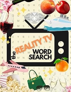 The Reality TV Word Search: Word Find Puzzles focusing on Reality TV and Pop Culture to Entertain, Relax and Relieve Stress image