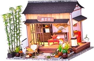 ERINGOGO 1Set Chinese Style House Model DIY Assemble Kit Materials for Home Decor Parties Develops Fine Motor Skills Brightly Colored Compatible