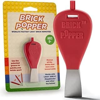 World's Fastest Brick Separator Tool - Efficient Brick Remover for Kids and Adults - Perfect for Ages 6 and Up - Essential Brick Tool (Red) image
