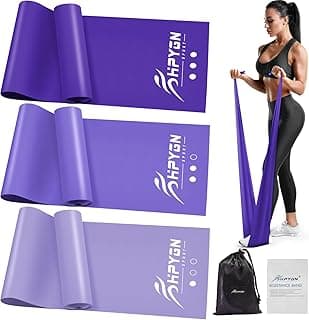 Resistance Bands, Exercise Bands, Physical Therapy Bands for Strength Training, Yoga, Pilates, Stretching, Stretch Elastic Band with Different Strengths, Workout Bands for Home Gym