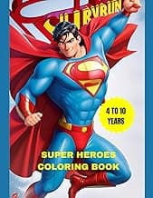 COLORING BOOK, SUPER HEROES image