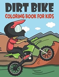 Dirt Bike Coloring Book