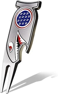 Craftsman Golf Shark Cool 4-in-1 Golf Divot Repair Tool - Bottle Opener - Ball Marker - Tee Holder image