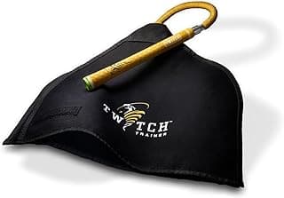 Golf Swing Trainer Aid - Golf Training Equipment with Realistic Golf Handle Grip & 20oz Multifunctional Fan | Golf Trainer Improves Your Golf Swing Speed, Tempo, Power, and Precision