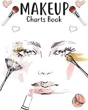 Makeup Charts Book: Professional Blank Makeup Face Chart Worksheets for Makeup Lovers