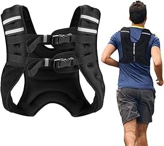 Weighted Vest for Men Workout，Strength Training Weight Vest for Men and Women, Workout Equipment for Training,Running,Jogging,etc - 8lbs,12lbs,16lbs,20lbs,25lbs,30lbs image