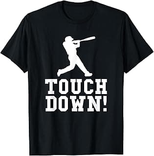 Funny Touchdown Baseball Football Sports Gift T-Shirt image