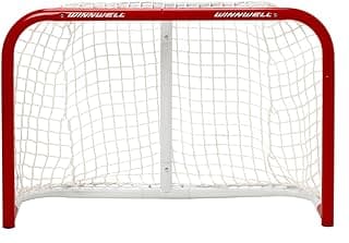 Winnwell Heavy Duty Hockey Net - Indoor & Outdoor Goal Equipment - Essential Training Gear for Ice Hockey Pucks