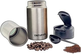 Travel French Press Mug, Portable Coffee Maker, Double Insulated Coffee and Tea Press, Makes 2 Cups, Stainless Steel