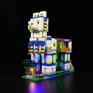Lighting Kit Compatible with Lego Minecraft Llama Village Set 21188, Creative Lights Compatible with Lego 21188 (Not Included The Model) image