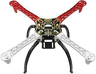 QWinOut DIY 2.4G 8CH KK V2.3 /APM2.8 F450 Frame RC Quadcopter 4-Axle UFO Unassembly Kit RTF/ARF Drone (Airframe with Landing Skid)