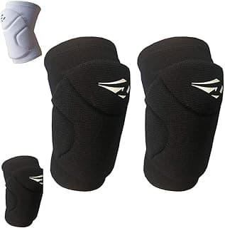 Rawxy Volleyball Knee Pads with High Shock Absorbing Cushion,Adult Junior Youth Men &Women Boy Girls Gift (black, Middle and Large) image