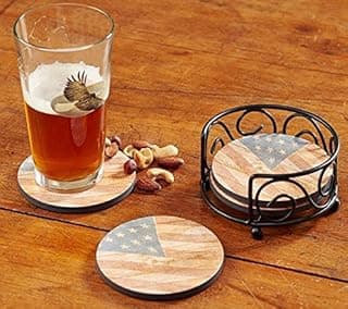 American Flag Coasters image