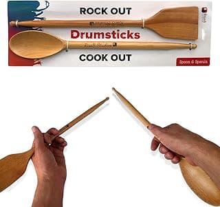 Drumstick Beech Utensil Set Spoon and Spatula image