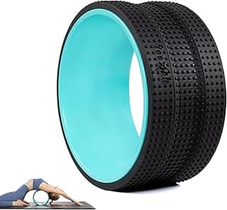 YES4ALL 500 Lbs Spinal Wheel Foam Roller, Yoga Wheel for Back Pain & Stretching, Massage Trigger Points for Back, Hip, Neck