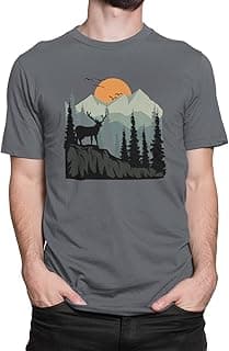 Men's Graphic Tees 100% Soft Cotton Crew Neck Short Sleeve T-Shirt Funny Novelty Design Shirts image