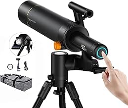 TW1 Smart Digital Astronomy Telescope, 500mm Long Focal Length, Compact and Portable, HD Video, WiFi Connected, 1600x Magnification, with APP for Teens and Adults image