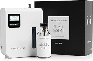 Diffuser, Scent Air Machine for Home, Hotels & Commercial Use, HVAC or Portable Nebulizing Diffuser - Large Room Waterless Scent Machine - Aroma Oil Included image