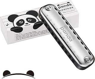Panda Harmonica for Kids, Diatonic Key of C, Smooth Rounded Edges image