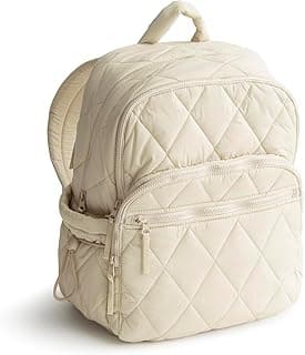 Vera Bradley Women's Featherweight Large Bancroft Backpack, Pumice Stone, One Size