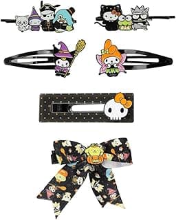Bioworld Hello Kitty & Friends Halloween Costumes 6-Piece Hair Clip Set image