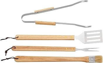 Personalization Universe - You Name It! Custom Engraved 4-Piece BBQ Tool Set - Personalized Grilling Utensils for Men, Grill Gifts for Father's Day image