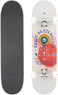 Arbor Whiskey 8.25 Experience Complete Skateboard - Skateboard Complete for Kids, Beginners and Pros - 54mm 90A Wheels, ABEC 7 Bearings, and Griptape Included image
