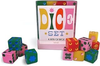 ban.do Game Night! 48 Piece Dice Set, 4 Different Colored Dice, Standard Dice for Board Games and Card Games image