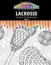 LACROSSE: AN ADULT COLORING BOOK: An Awesome Coloring Book For Adults image