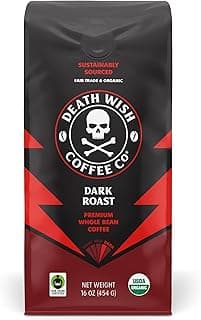 Organic and Fair Trade Dark Roast Whole Bean Coffee, 16 oz image